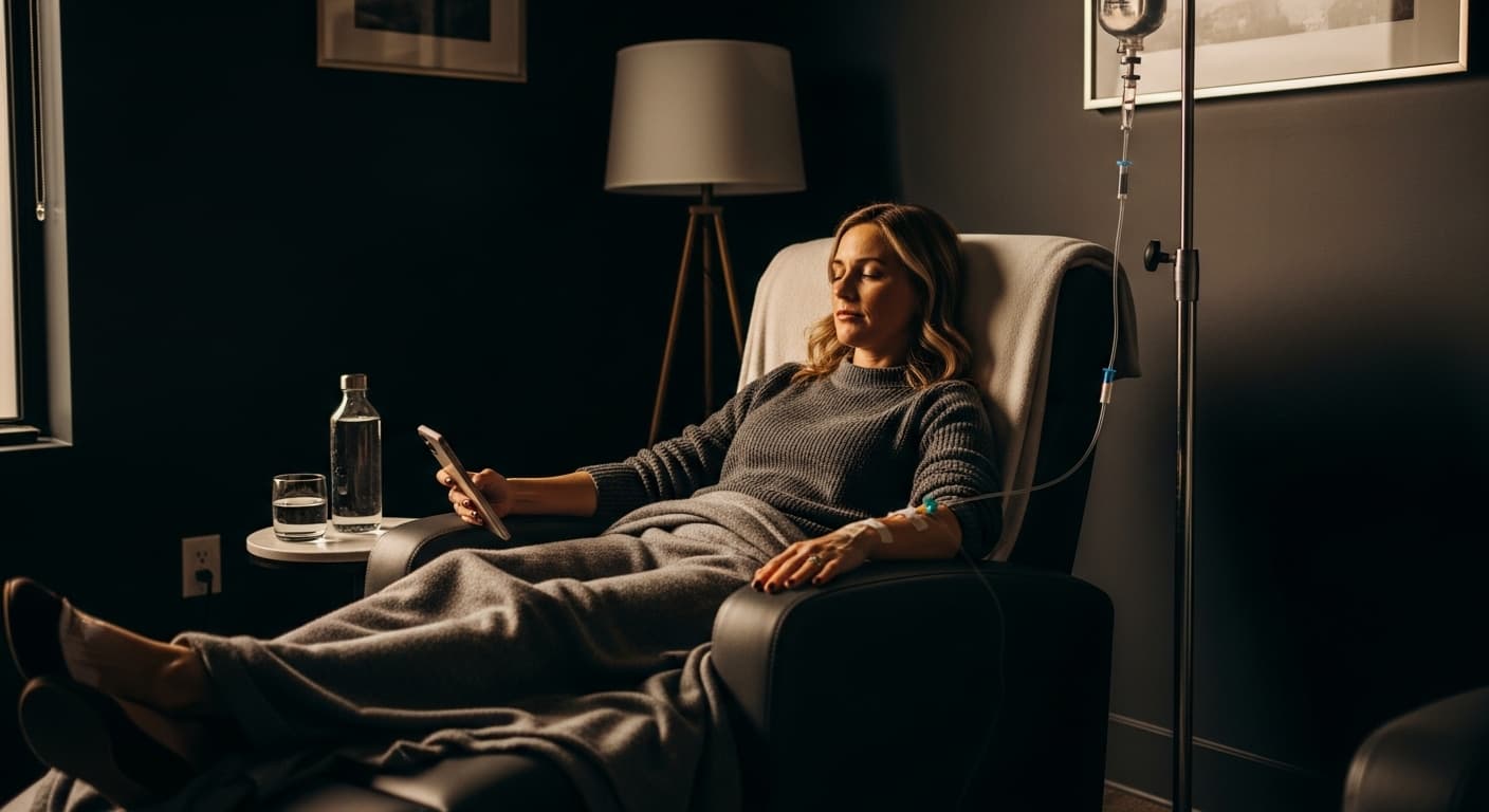 IV therapy treatment room